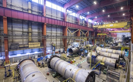 Zakład Framatome w Saint Marcel, produkcja wytwornic pary i zbiorników ciśnieniowych reaktorów