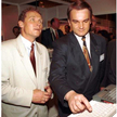 Władze RP na wystawie Euroinfo '95. Wicepremier Aleksander Łuczak zapatrzony w świetlaną przyszłość 