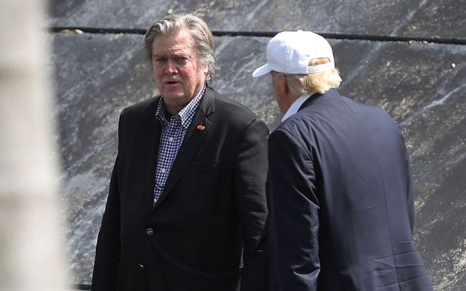 Steve Bannon z Donaldem Trumpem