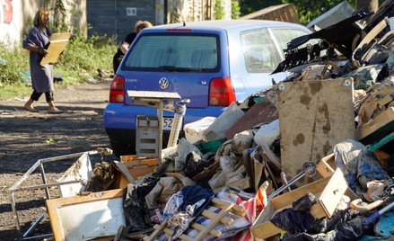 Nysa, 23.09.2024. Zniszczenia po powodzi.