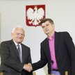 Konferencja szefa SLD Leszka Millera i szefa Twojego Ruchu Janusza Palikota