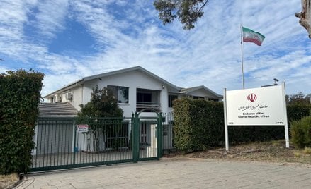 Siedziba ambasady Iranu w Canberze