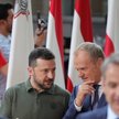 Prezydent Ukrainy Wołodymyr Zełenski i premier Donald Tusk