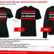 Takie koszulki promuje były ksiądz Jacek Międlar