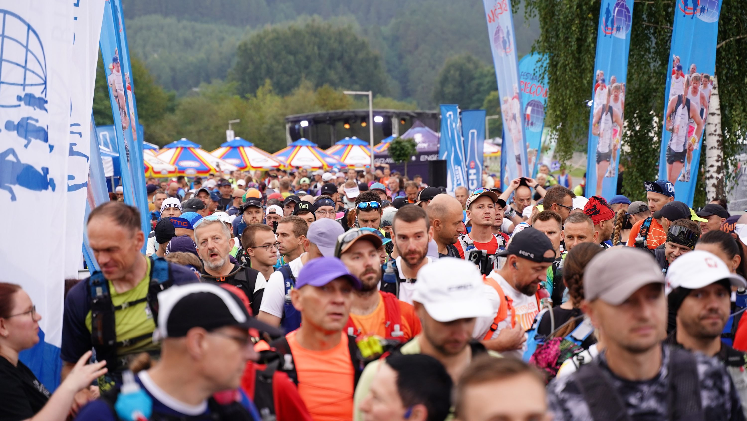 Biegały całe rodziny