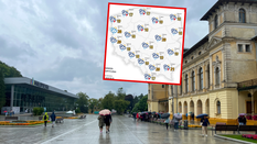 W czwartek i piątek w wielu regionach Polski prognozowane są przelotne opady deszczu, burze oraz por
