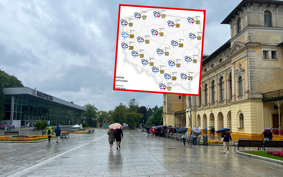 W czwartek i piątek w wielu regionach Polski prognozowane są przelotne opady deszczu, burze oraz por