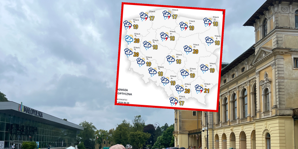 Polska pod wpływem niżu — deszcz, burze i grad w czwartek i piątek