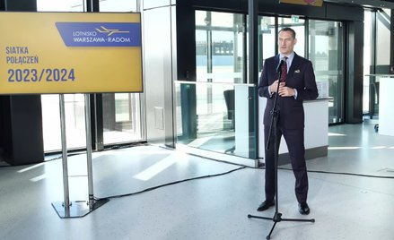 Stanisław Wojtera, prezes Polskie Porty Lotnicze ogłosił wejście do portu w Radomiu Wizz Aira