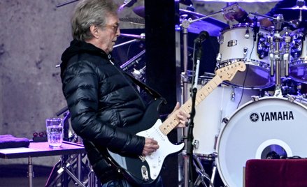 Eric Clapton na koncercie w Berlinie w 2022