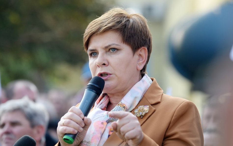 Kandydatka PiS na premiera Beata Szydło