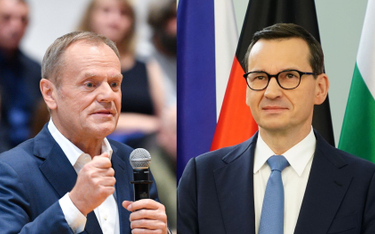 Donald Tusk i Mateusz Morawiecki