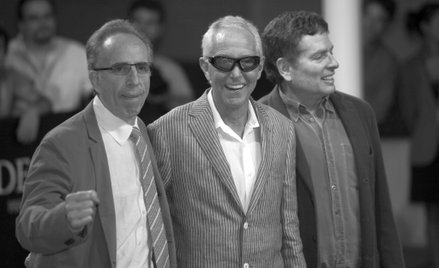 Od lewej: Jerry Zucker, Jim Abrahams i David Zucker na zdjęciu z 2009 roku