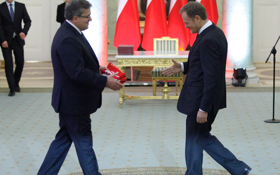 Bronisław Komorowski będzie się starał o reelekcję. Wbrew premierowi?