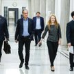 Paweł Kukiz i jego ekipa czują się w Sejmie jak u siebie. Na zdjęciu od lewej: Tomasz Rzymkowski, Ku
