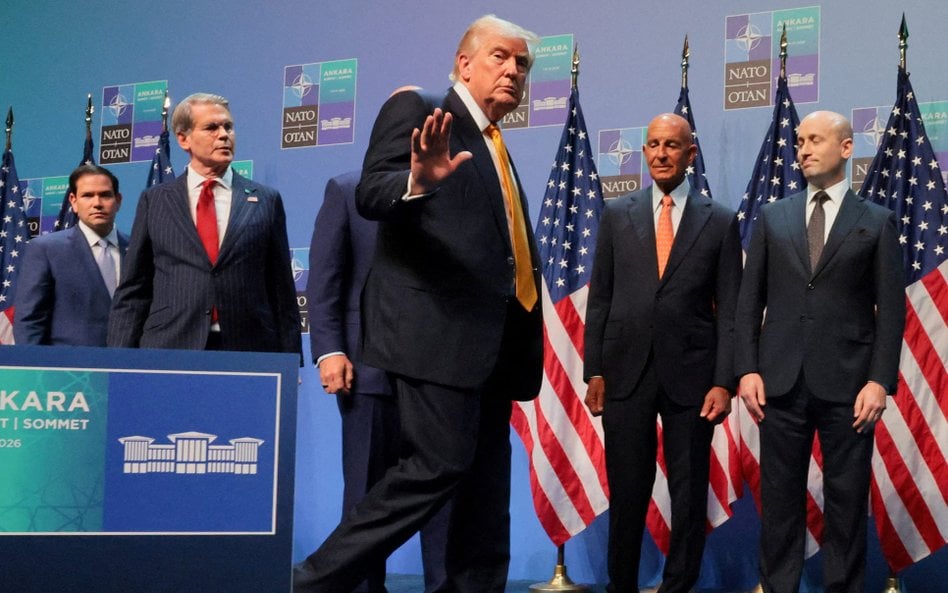 Europejscy sojusznicy są zakładnikami nastrojów prezydenta USA. Na zdjęciu: Donald Trump na szczycie