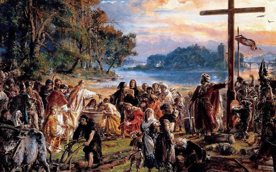 Zaprowadzenie chrześcijaństwa - obraz Jana Matejki z 1889 roku