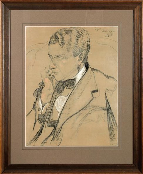 Obraz Witkacego z 1918 roku. Fot.