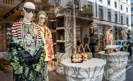 Butik Etro w Mediolanie.