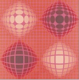 Serigrafia Victora Vasarelyego ma wycenę 7–10 tys. zł.