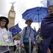 Uczestnicy marszu „National Rejoin March” w Londynie, zorganizowanego w dziesiątą rocznicę referendu