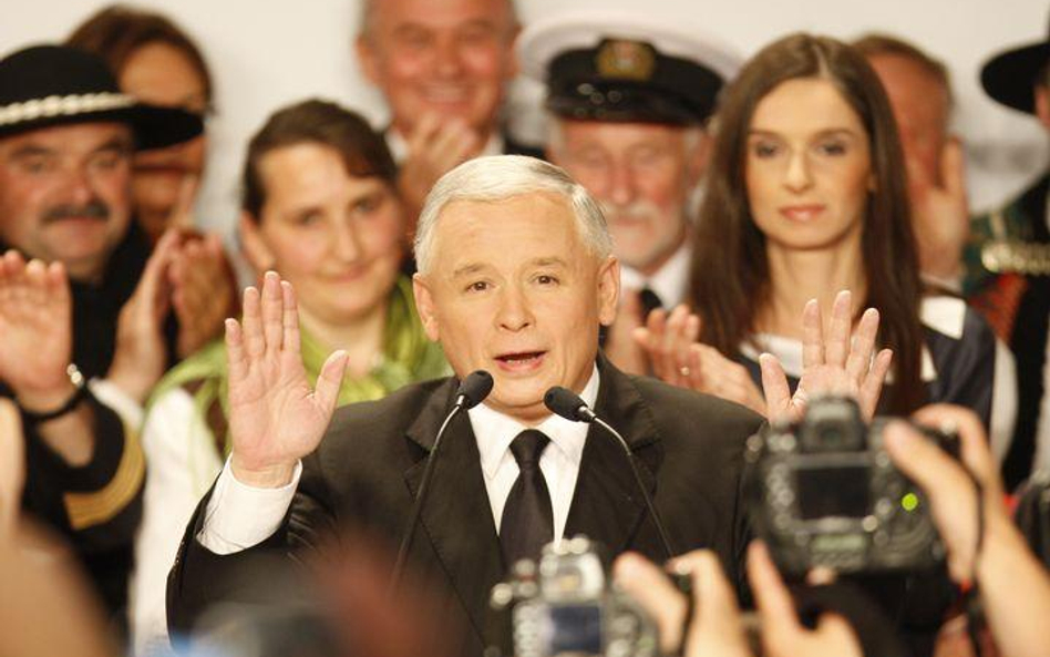 Jarosław Kaczyński po ogłoszeniu wyników