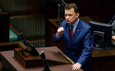 Mariusz Błaszczak mógłby po wyborach samorządowych zasiąść w fotelu marszałka Sejmu