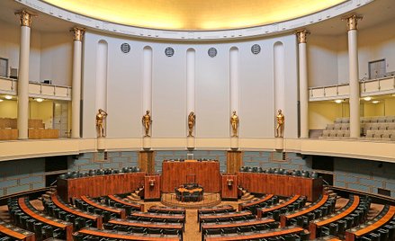 Sala obrad parlamentu Finlandii