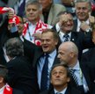 Zbigniew Boniek w trakcie Euro 2012 chętnie pokazywał się w towarzystwie polityków PO. Na zdjęciu ob