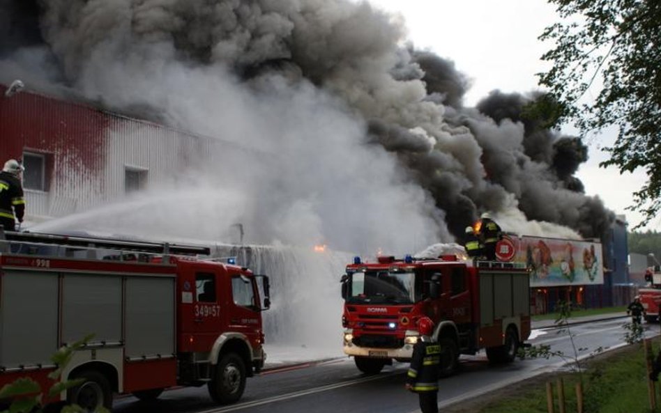 Pożar zakładów mięsnych JBB Łyse