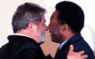 Lula i Pele na zdjęciu w 2004 roku