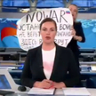 Protest Owsiannikowej na antenie rosyjskiej telewizji