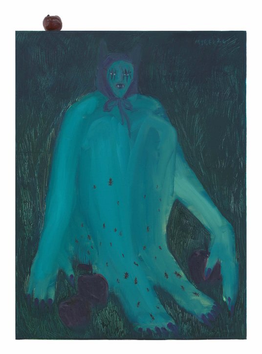 Małgorzata Mycek, „Upiór ucztujący z mrówkami w sadzie podczas przymrozków”, kolekcja prywatna. Fot.