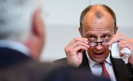 Z Nadrenii pochodzi obecny szef CDU Friedrich Merz (na zdjęciu), który krytykuje rząd Olafa Scholza 