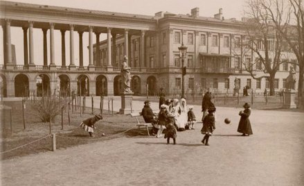 Konrad Brandel, Ogród Saski, ok. 1890. Muzeum Warszawy. Ogród Saski, udostępniony mieszkańcom od rok