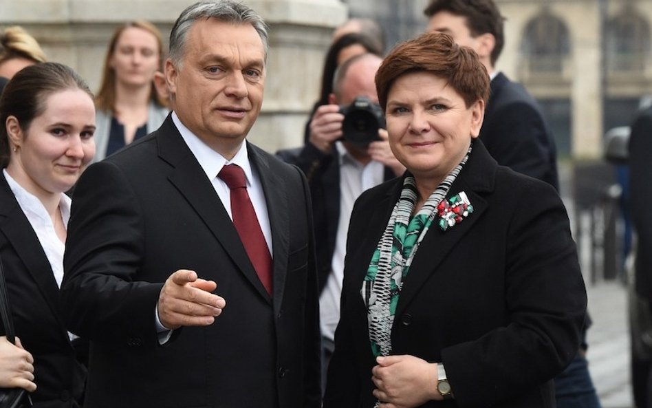 Poniedziałkowe spotkanie w Budapeszcie – Viktor Orban wskazuje drogę Beacie Szydło