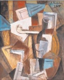 Obraz namalowany w 1919 roku przez Alicję Halicką.