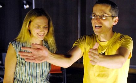 Anna Cieślak ?i Michał Zadara podczas próby spektaklu „Wszyscy byli odwróceni”. Premiera ?18 lipca ?