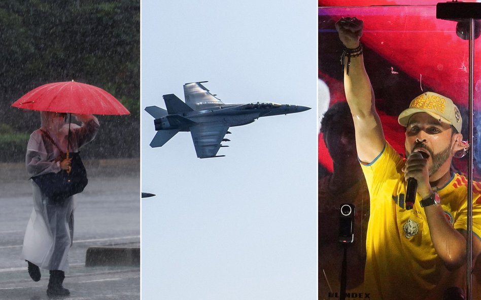 Burza tropikalna Jangmi nad Japonią; USA odpierają ataki Iranu i same atakują; prawicowy kandydat na