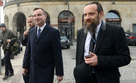 Z Andrzejem znaliśmy się z podstawówki – mówi Marcin Kędryna. Na zdjęciu z prezydentem Dudą w paździ