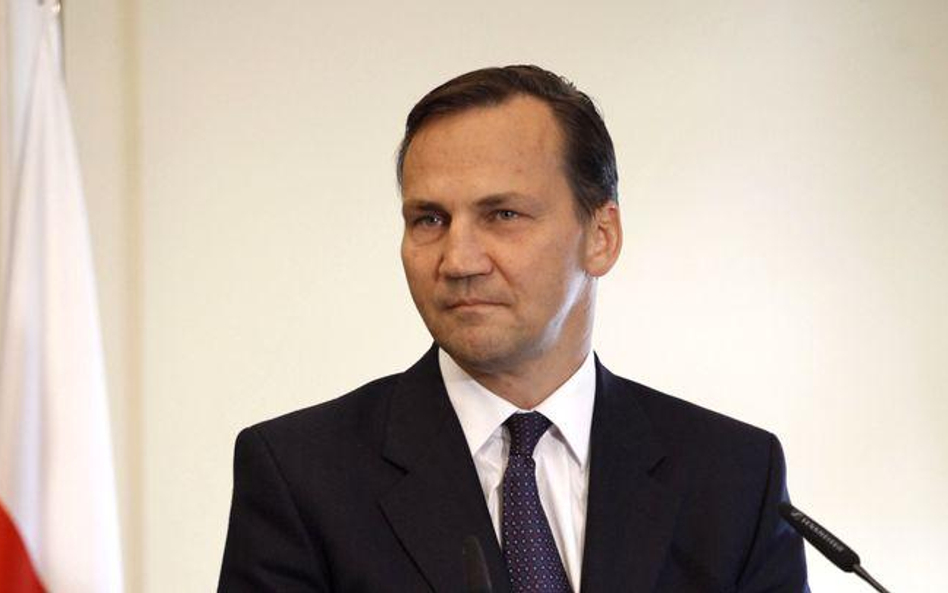 Szef MSZ Radosław Sikorski