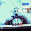 Micheil Saakaszwili w czasie posiedzenia sądu