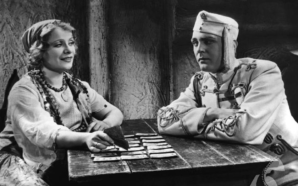 „Manewry miłosne”, 1935 r. z żoną Marią Żabczyńską