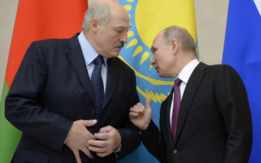 Prezydent Rosji Władimir Putin i przywódca Białorusi Aleksandr Łukaszenko