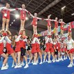 Obraz cheerleadingu w Polsce wciąż zniekształcony jest stereotypami. Na zdjęciu: Three Stars z Łocho