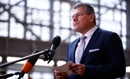 Unijny komisarz ds. handlu i bezpieczeństwa gospodarczego Maroš Šefčovič zareagował na zapowiedź wpr