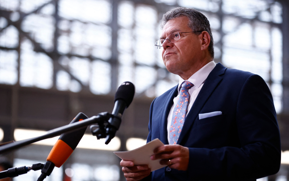 Unijny komisarz ds. handlu i bezpieczeństwa gospodarczego Maroš Šefčovič zareagował na zapowiedź wpr