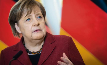 Kanclerz Niemiec Angela Merkel. Komisja Europejska obniżyła przewidywane tempo wzrostu gospodarczego