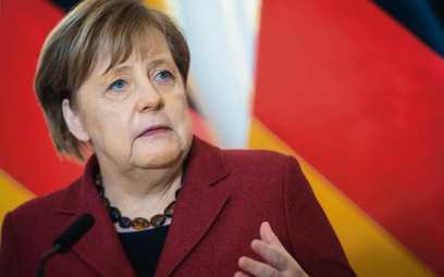 Kanclerz Niemiec Angela Merkel. Komisja Europejska obniżyła przewidywane tempo wzrostu gospodarczego