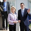 Przewodnicząca Komisji Europejskiej Ursula von der Leyen i premier RP Mateusz Morawiecki